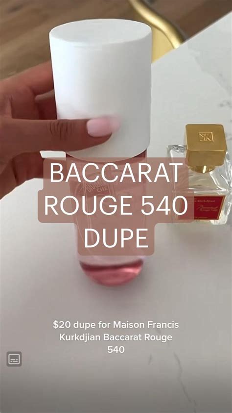 dupe baccarat rouge 540